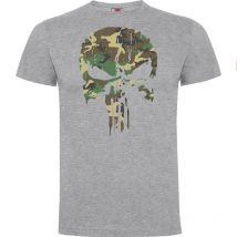 Tee-shirt Punisher Woodland Gris Chiné - Army Design By Summit Outdoor