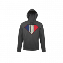 Sweat-shirt Gris Anthracite Superfrench - Army Design - Taille M - Vet Sécurité