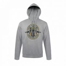 Sweat-shirt Gris Chiné Push Your Limit - Army Design - Taille L - Vet Sécurité