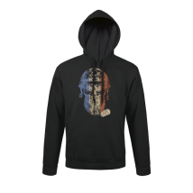Bluza z kapturem czarna french veteran - army design l