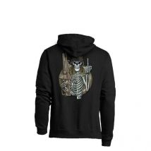 Sweat-shirt Noir Squelette - Army Design By Summit Outdoor