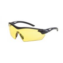 Balistyczne okulary ochronne racers (szkło bursztynowe) - czarne - msa sordin