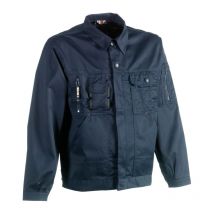 Veste De Travail Aton Bleu Marine - Herock - Taille Xl - Vet Sécurité