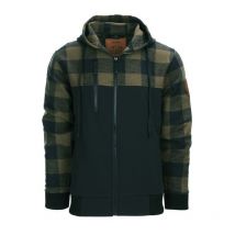 Veste Lumbershell Noir/olive - Fostex Garments