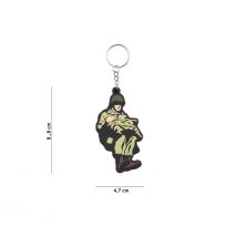 Porte-clés 3d Pvc Wwii Paratrooper - Fostex Garments - Vet Sécurité
