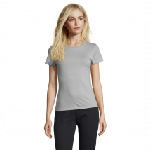 Tee-shirt Femme Regent Gris Pur - Sol's - Taille L - Vet Sécurité