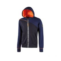 Sweat à Capuche Zippé Jupiter Marine - U Power - Taille L - Vet Sécurité