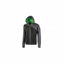 Sweat à Capuche Zippé Jupiter Gris - U Power - Taille 2xl - Vet Sécurité