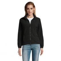 Veste Micropolaire Zippée North Femme Noir - Sol's - Taille Xl - Vet Sécurité