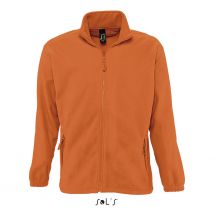 Veste Micropolaire Zippée North Orange - Sol's - Taille Xl - Vet Sécurité