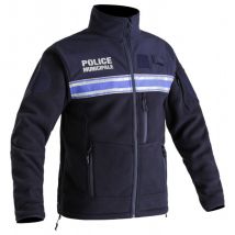 Bluza polarowa policja miejska - granatowa - t.o.e. design xl