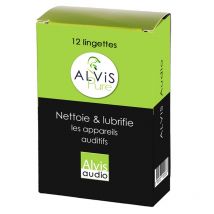 Lot De 12 Lingettes Alvis Pure Pour Appareils Auditifs - Alvis Audio - Vet Sécurité