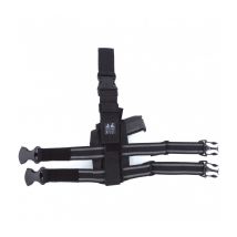 Holster tactical de cuisse Noir - Patrol Equipement