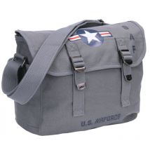 Sac Bandoulière En Toile Us Air Force Gris - Fostex Garments - Vet Sécurité
