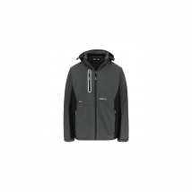 Veste Softshell Multipoches Taris Gris/noir - Herock - Taille Xl - Vet Sécurité