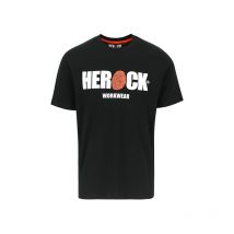 T-shirt À Manches Courtes Eni Noir - Herock