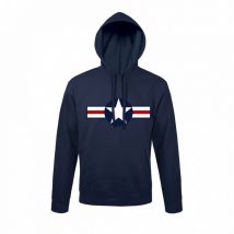 Sweat-shirt Air Force Bleu Marine - Army Design - Taille L - Vet Sécurité