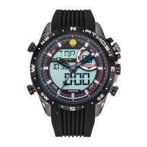 Montre Homme Chrono Alarme Athos 1 Noir - Patrouille De France - Vet Sécurité