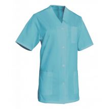 Tunique Pressions Manches Courtes Viviane Bleu - Snv - Taille Xs - Vet Sécurité