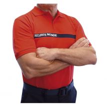 Polo Rouge Sécurité Incendie - Patrol Equipement - Taille S - Vet Sécurité