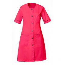 Blouse Femme Manches Courtes Ariana Rose Et Noir - Snv - Taille M - Vet Sécurité