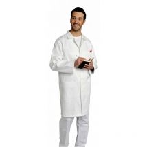Blouse Homme Manches Longues Coton Antony Blanc - Snv - Taille 2xl - Vet Sécurité