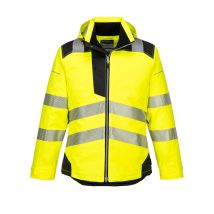 Parka Hv Pw3 Jaune Noir - Portwest - Taille Xl - Vet Sécurité
