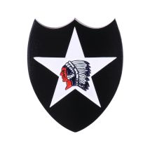 Logo metalowe 2. dywizji piechoty - fostex garments