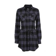 Chemise Longue Femme Noir/gris - Brandit - Taille S - Vet Sécurité
