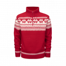 Pull Zip Norvégien Rouge - Brandit - Taille 4xl - Vet Sécurité