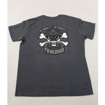 T-shirt Frogman No Bubble / No Troubles Gris - Flashbang - Taille Xl - Vet Sécurité