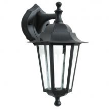 BricolageDirect - Applique Extérieure Descendante 60w E27 Fonte e Loan - Fonte d'aluminium - Noir