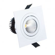 Woltz - Spot Encastrable Orientable Led Cob 9w Carré