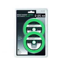 BricolageDirect - Jeu De 2 Disques Diamant Continu 125mm