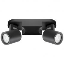 Woltz - Spot Orientable Double 8w Gu10 - Noir