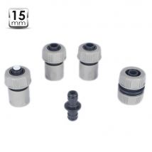 Krisalys - Kit 5 Raccords Rapides 15mm - Plastique
