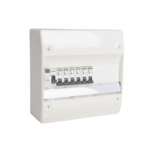 Ohmtec - Tableau Électrique Équipé Nf Logement T1 À T2 Neuf 1 Différentiel 40a+ 6 Disjoncteurs