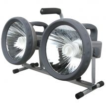 Initialis - Projecteur À Économie D'ernergie Double 2x36w - Polycarbonate - Gris