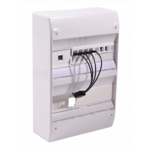 Nalto - Coffret De Communication Grade 2 - Tv Fibre Optique 4 Rj45 Quadrupleur Téléphonique
