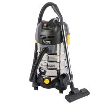 Steiner - Aspirateur Eau Et Poussières 30l Inox 1400w Avec Prise Intégrée