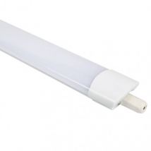 Crealys - Réglette Led Étanche Extrudée 155cm 55w 4000k Ip65 - Polycarbonate - Blanc