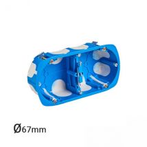 BricolageDirect - Boîtes D’encastrement Double Étanche À L’air D67 P40