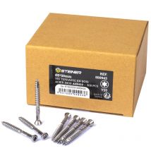 Steiner - Boîte De 200 Vis Inox Terrasse 5x50mm - Acier inoxydable