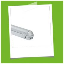 Crealys - Réglette Fluocompacte Etanche 156cm 1x58w Ip65 - Polycarbonate