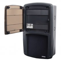 Ohmtec - Coffret Mobilhome - 2 Raccordements 16a Avec Protection Par Disjoncteur Différentiel - - Anthracite et vitre grise