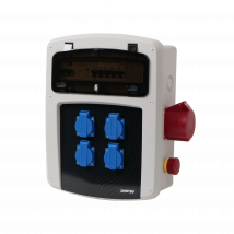 Ohmtec - Coffret De Chantier Avec 4 Prises Monophasées + 1 Prise Tétrapolaire 32a