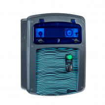 Nalto - Coffret Piscine Filtration + Traitement De L'eau - Anthracite et vitre bleue