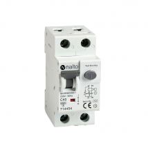 Nalto - Disjoncteur Différentiel 40a - 30ma 1p+n Courbe C
