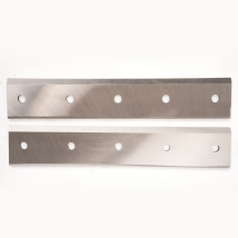 St Pierre du Champ - Jeu De 2 Fers Pour Broyeur De Végétaux Thermique Réf 500339 - Acier rapide HSS