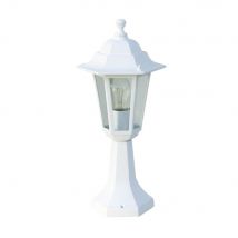 Initialis - Borne Lumineuse Extérieure 100w Max - Blanc